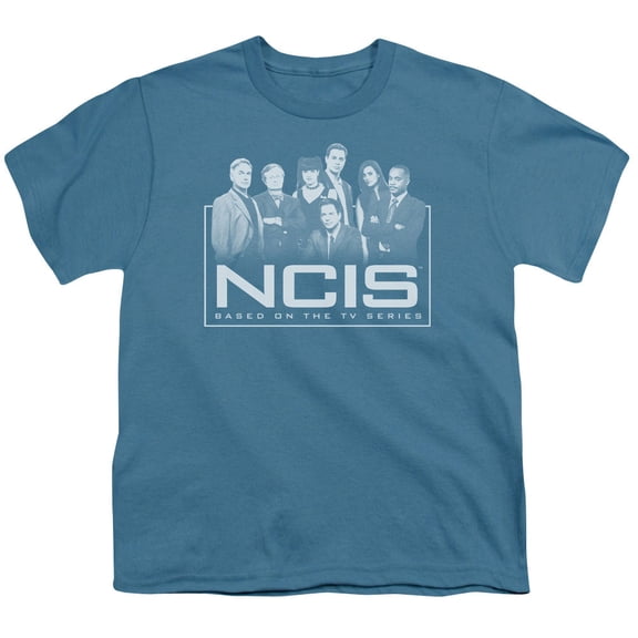 Ncis The Gangs All Here Youth 18/1 T-Shirt Slate