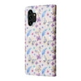 thumbnail image 2 of SaniMore for Samsung Galaxy A05S PU Leather Case with Luxury Flower for Girls Women Stand Feature Card/Cash Slots Detachable Wrist Strap Magnetic Clasp All-inclusive Cover, Butterfly Flower, 2 of 8