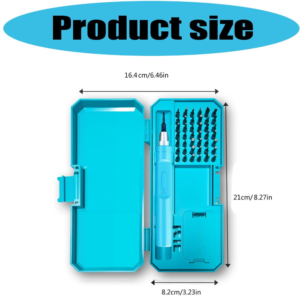 42 in 1 Electric Screwdriver Kit with Forward & Reverse Function Magnetic Bits Mfor Home Repair and Assembly Tasks