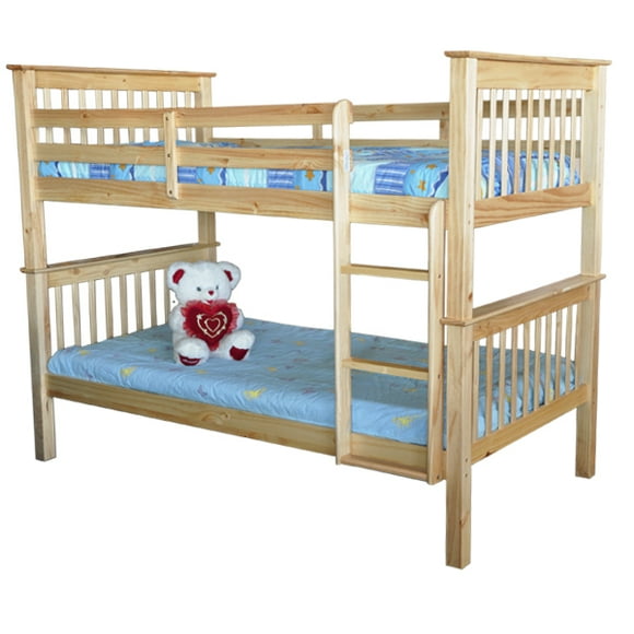 Mission Twin over Twin Bunk Bed with Trundle