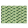 thumbnail image 1 of Tropical Cutting Board, Green Tone Pattern of Exotic Flowers and Leaves Summer Theme Aloha Hawaii Party, Decorative Tempered Glass Cutting and Serving Board, in 3 Sizes, by Ambesonne, 1 of 2