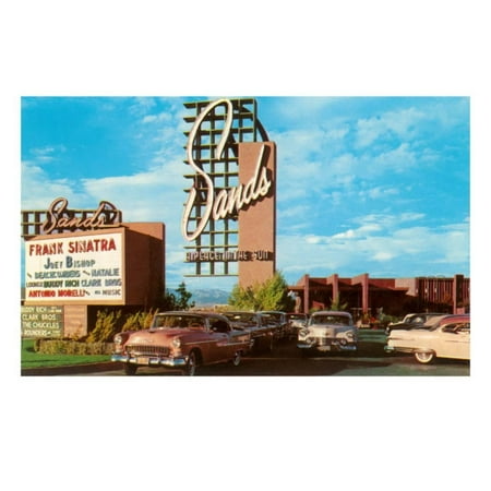 Las Vegas Blvd Hotels - Sands Hotel, Las Vegas, Nevada Print Wall Art