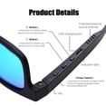 thumbnail image 6 of SUGARMOM Smart Glasses Wireless Bluetooth Sunglasses Open Ear Music And Hands-Free Calling Polarized Lenses IP4 Waterproof Connect Mobile Phones and Tablets (Blue), 6 of 7