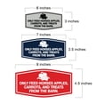 thumbnail image 5 of Signs ByLITA Fancy Only Feed Horses Apples, Carrots, and Treats From The Barn, Horses Plastic Sign (Black /Gold) - Small, 5 of 6