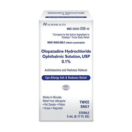 Olopatadine Hydrochloride Ophthalmic Solution, USP 0.1% | 5 ml Drops