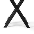 thumbnail image 2 of WestinTrends Malibu HDPE Outdoor 24.5 Inch Round Portable Folding Patio Dining Table, Black, 2 of 16
