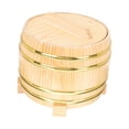 thumbnail image 2 of Cubo de arroz de madera perfecl multifuncional 16 cm para mezclar arroz con tapa, 2 of 8