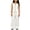 White, variant on Qingpeng Girls Casual Outfit V Neck Sleeveless With Single Button Front And Wide Leg Pants Relaxed Fit Matching Outfit Set For Kids