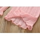 thumbnail image 5 of Conjunto de playa de verano para niña REDARER: camiseta estampada + pantalón de gasa fruncido, corte holgado con volantes, talla 3-4 años, 5 of 5