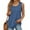 Blue, variant on Womens Loose Fit Casual Flowy Scoop Neck Tank Tops Trendy Sleeveless Summer Tops Clothes Outfits