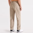 thumbnail image 3 of MASKERT Men's Dress Pants-Classic Fit Flat Front Work Dress Pants Stretch Casual Pants Lightweight with Pockets Khaki, 3 of 8