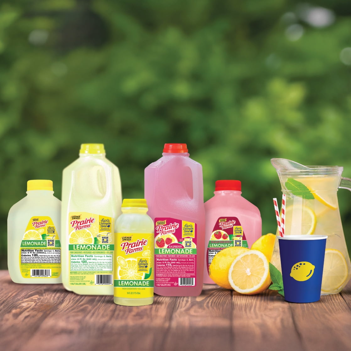 Prairie Farms, Raspberry Lemonade, Half Gallon, 64 Fl Oz
