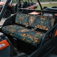 thumbnail image 3 of ZIATUBLES UTV Front Seat Covers 2-Piece Set, Compatible with Kawasaki Mule 3000 3010 3020, Wear-Resistant Polyester Replacement Protector, Jungle Leopard Print UTV Seat Decor Acccessory Part, 3 of 8