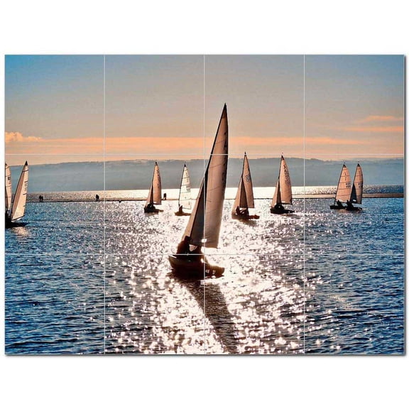 Ship Photo Ceramic Tile Mural Kitchen Backsplash Bathroom Shower 405846-M43