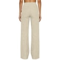 thumbnail image 6 of Girls Linen Pants Kids 2026 Summer Lightweight Casual Beach Baggy Elastic Waist Wide Leg Trousers Athletic Boyfriend Y2K, 6 of 7