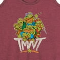 thumbnail image 3 of Teenage Mutant Ninja Turtles - Rebel Road Group - Women's Racerback Tank Top, 3 of 5