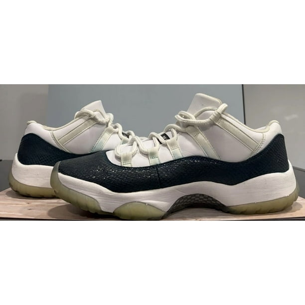 Ni - ke Ni - ke Jordan 11 Retro Low Snake Navy Men’s 9.5 White/Black-Navy AJ-11 CD6846-102