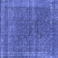 thumbnail image 1 of Ahgly Company Indoor Square Oriental Blue Industrial Area Rugs, 5' Square, 1 of 4
