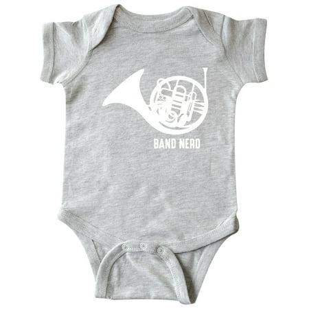 

Inktastic Band Nerd French Horn WHT Gift Baby Boy or Baby Girl Bodysuit