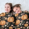 thumbnail image 5 of Fall Pumpkins and Flowers Pattern Round Blanket,Comfortable Soft Flannel Throw Blanket,All Season,Warm Lightweight Blankets for Sofa Bed Couch Living Room Chair 47"x47", 5 of 5