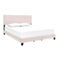 thumbnail image 2 of HomeFare Simple une Boîte de Lit de Latte de Velours dans Blush, 2 of 10