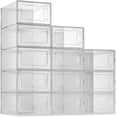 thumbnail image 1 of Cajas de almacenamiento de zapatos SESENO 12 paquetes apilables, 1 of 2