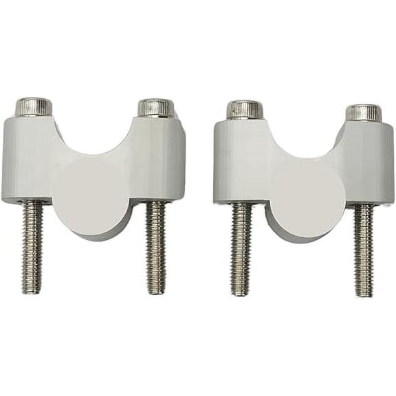 Handlebar Risers (SILVER) Fit for Royal Enfield SUPER METEOR 650