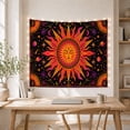 thumbnail image 4 of Celestial Sun Face with Stars and Galaxies, Mystical Psychedelic Cosmic Art for Astronomy Fans, Celestial Home Decor, Housewarming Gift Tapestry Wall Hanging for Bedroom, Living Room and Dorm, 4 of 6