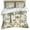 Green, variant on Palm Tree Duvet Cover Set, Sage Green Tropical Nature Plant Watercolor Soft Duvet Cover Queen Size Bedding Set 4 Pieces, 1 Quiltcover and 2 Pillowcases with Zipper, 1 Bed Sheet for All Seasons