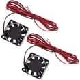 thumbnail image 2 of MasteelfCA 2Pcs 12V 4410 Blow Fan Cooler Radial Cooling Fan Bearing Front Radiator 3D Printer Parts (Black), 2 of 7