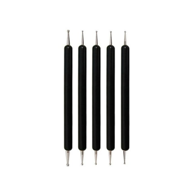 Tools 5pcs Double Ended Dotting Tools Set Pattern Tracing Ball Stylus Pen for Mandala Rock Painting Embossing Pattern Pottery Clay Craft Nail Art