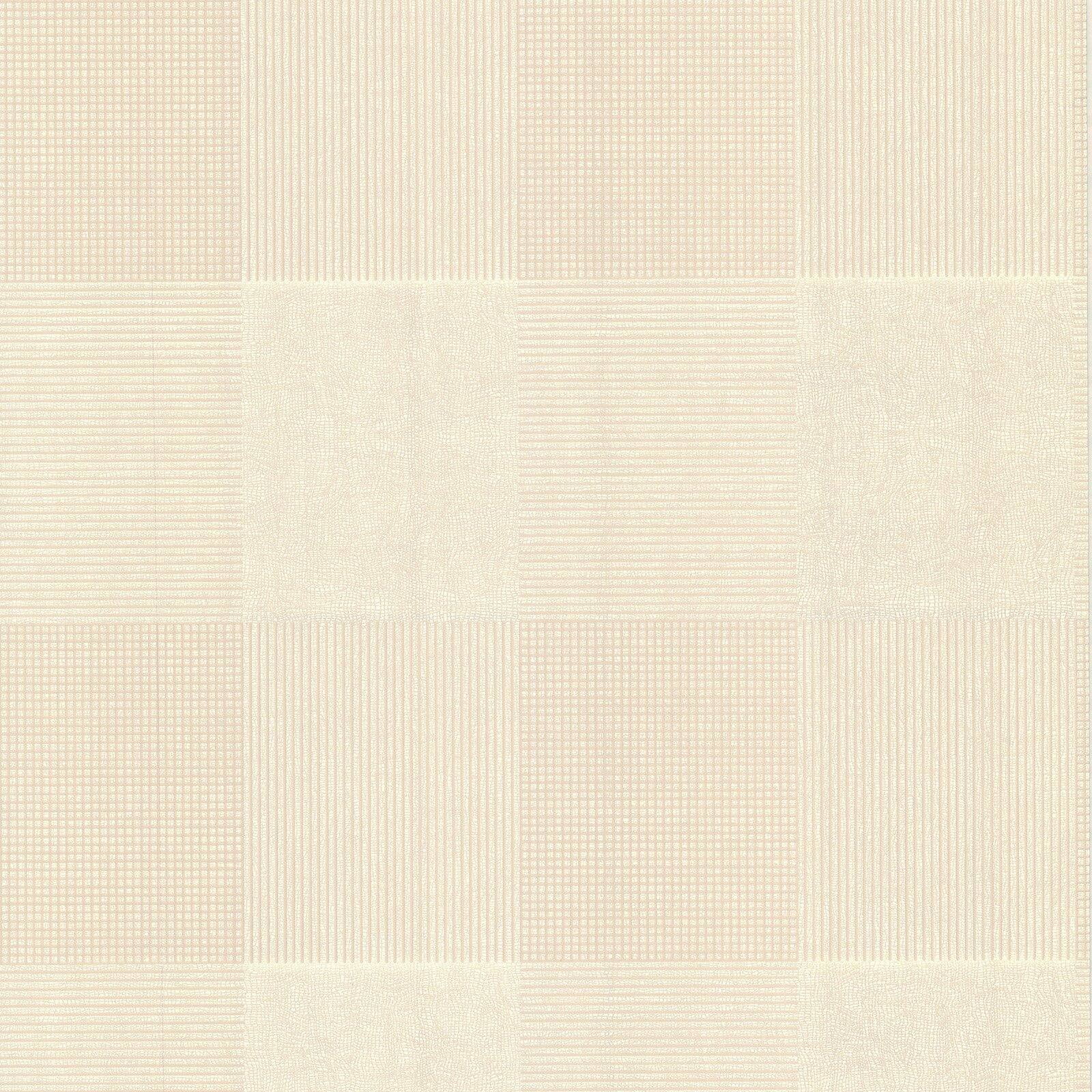 Brewster Gates Beige Textured Tile Wallpaper
