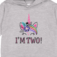 thumbnail image 3 of Inktastic 2nd Birthday Unicorn 2 Year Old Girl Toddler Hoodie, 3 of 4