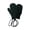 Black, variant on Toddler Winter Warm Knitted Mittens Anti-Lost String for Cold Weather Outdoor Activities Kids Gloves