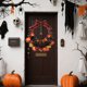 thumbnail image 5 of Decoraciones de Halloween, adornos de Halloween, arreglos de Halloween, guirnalda decorativa de hojas de arce negras, bayas, decoración de terror para fiestas, guirnaldas de pared, guirnalda de bayas, 5 of 9
