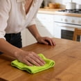 thumbnail image 4 of 50 Pack Microfiber Cleaning Cloth, Microfiber Towels Ultra Absorbent Washing Cloth, Lint Free Streak Free Cleaning Rags for Car, Kitchen, and Window 12 x 12 inch, 4 of 7