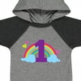 thumbnail image 4 of Inktastic 1st Birthday Rainbow Girls Baby Bodysuit, 4 of 5