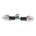thumbnail image 1 of NS Motorbike LED Indicator Blinker Lamp Light for Kawasaki Ninja 650R 2006-2008, Z750 Z1000 2007-2009, Clear Lens, 1 of 5