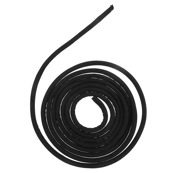 LEORX Black Polyester Self Wrapping Cable Sleeve Protector for Dog and Cat Chewing