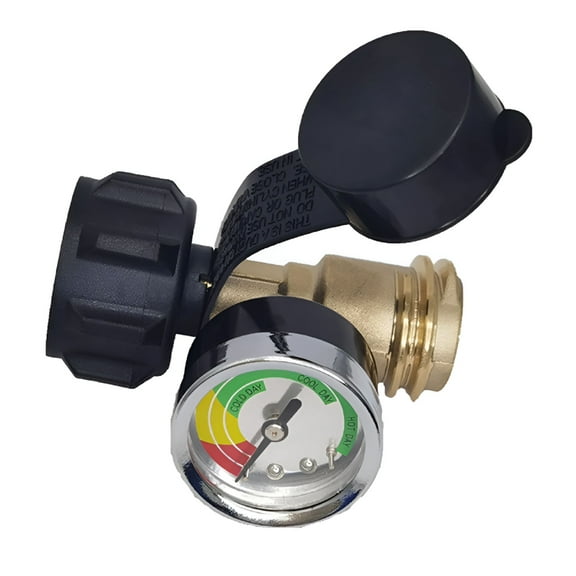 HIBIBUD Faucets Propane Tank Gauge Propane Tank Gauge Indicator Grill Gauge for 5 40Lbs Propane Tank 3 Different Scales Propane Gauge for Grill Heater Fryer RV