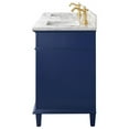 thumbnail image 4 of Legion Furniture 3-Drawer Wood & Marble Vanity Cabinet in Blue and White, 4 of 10