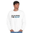 thumbnail image 4 of His Hers Matching Baby Announcement Men's Crewneck Sweatshirt Brisco Brands S, 4 of 7