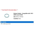 thumbnail image 2 of Exhaust Gasket - Compatible with 1995 - 2000 SC400 1996 1997 1998 1999, 2 of 2