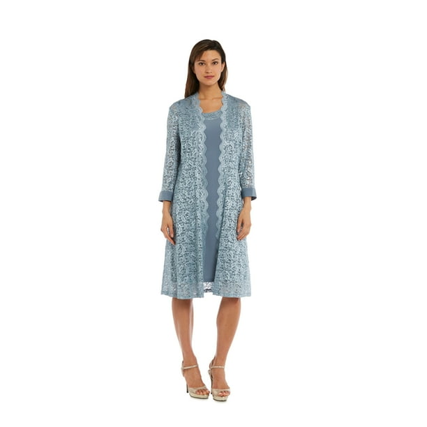 R&M Richards - R & M Richards RM Richards 3269 Slate Jacket Dress 10 - Walmart.com - Walmart.com