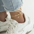 thumbnail image 3 of Ankle Bracelet Fashion Adjustable - 3PCS Chain Anklet Foot Jewelry for Women, 3 of 6