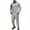 Gray-Athletic-Men, variant on Men's 2 Piece Tracksuit Set Polo Athletic Sweatsuit Quarter Zip Jogging Long Sleeve Casual Sports Outfits