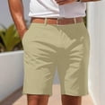 thumbnail image 5 of Zimjoy Men's Golf Shorts with Pocket 7" Elastic Waist Quick Dry Water Resistant Chino Shorts for Casual Office Dress Work, Fluorescence Yellow 2XL, 5 of 5