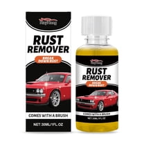 Rayhong 30ml Multi-Purpose Rust Remover - Metal Cleaner for Car & Home Hardware, Citric Acid & Glycolic Acid Formula, Rust Dissolver with Anti-Rust Effect, Includes Brush for Easy Application