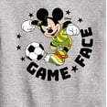 thumbnail image 3 of Disney - Game Face Soccer - Toddler & Youth Crewneck Fleece Sweatshirt, 3 of 5