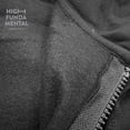 thumbnail image 4 of HighFundamental Mens Zip Up Fleece Hoodie Sweatshirts Heavyweight Long Sleeve Active Jackets with 2 Pockets, 4 of 5